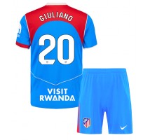 Atletico Madrid Giuliano Simeone #20 Koszulka Trzecia dzieci 2025-26 Krótki Rękaw (+ krótkie spodenki)